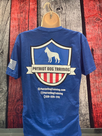 Patriot Dog Training Royal Blue Tee